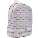 Wine Glass Pattern Zip Bottom Backpack View2