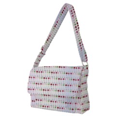 Wine Glass Pattern Full Print Messenger Bag (m)