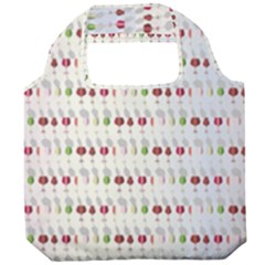 Wine Glass Pattern Foldable Grocery Recycle Bag by anzea