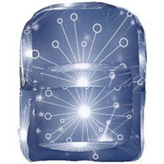 Network Technology Connection Full Print Backpack by anzea