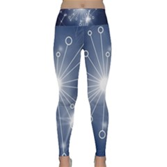 Network Technology Connection Lightweight Velour Classic Yoga Leggings