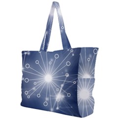 Network Technology Connection Simple Shoulder Bag