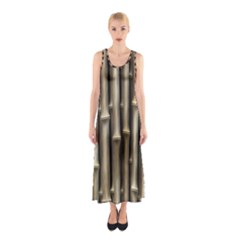 Bamboo Grass Sleeveless Maxi Dress by anzea