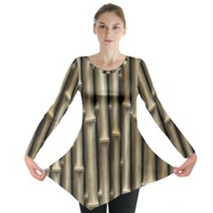 Bamboo Grass Long Sleeve Tunic  by anzea