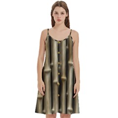 Bamboo Grass Women s Spaghetti Strap Pullover Cami Dress by anzea