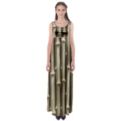 Bamboo Grass Empire Waist Maxi Dress by anzea