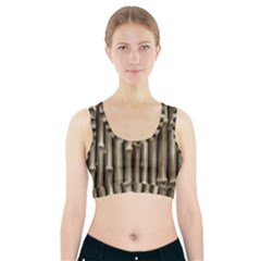 Bamboo Grass Sports Bra With Pocket