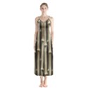 Bamboo Grass Button Up Chiffon Maxi Dress View1