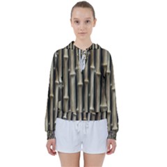 Bamboo Grass Women s Tie Up Sweat