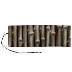 Bamboo Grass Roll Up Canvas Pencil Holder (m)