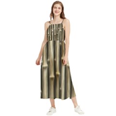 Bamboo Grass Boho Sleeveless Summer Dress