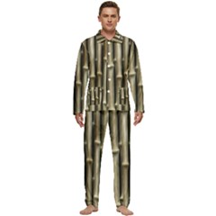 Bamboo Grass Men s Long Sleeve Velvet Pocket Pajamas Set