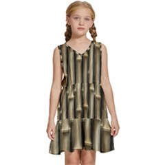 Bamboo Grass Kids  Sleeveless Tiered Mini Dress