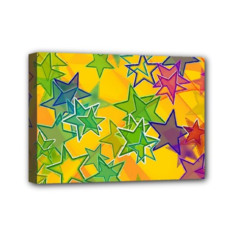 Star Homepage Abstract Mini Canvas 7  X 5  (stretched) by anzea