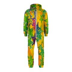 Star Homepage Abstract Hooded Jumpsuit (kids) by anzea