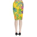 Star Homepage Abstract Midi Wrap Pencil Skirt View2