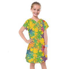 Star Homepage Abstract Kids  Drop Waist Dress