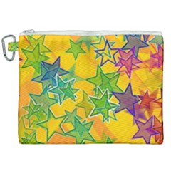 Star Homepage Abstract Canvas Cosmetic Bag (xxl)