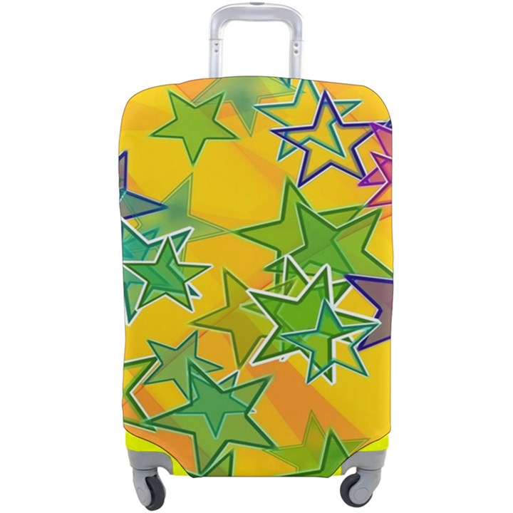 Star Homepage Abstract Luggage Cover (Large)