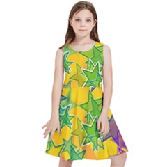 Star Homepage Abstract Kids  Skater Dress