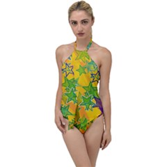 Star Homepage Abstract Go With The Flow One Piece Swimsuit