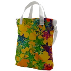 Star Homepage Abstract Canvas Messenger Bag