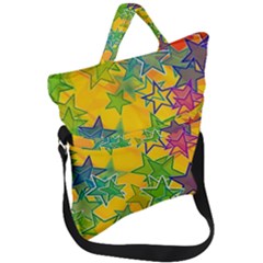 Star Homepage Abstract Fold Over Handle Tote Bag