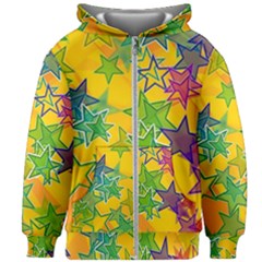 Star Homepage Abstract Kids  Zipper Hoodie Without Drawstring