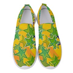 Star Homepage Abstract Women s Slip On Sneakers by anzea