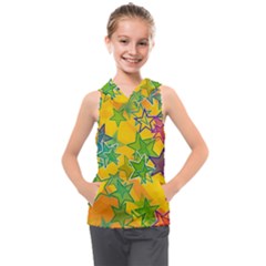 Star Homepage Abstract Kids  Sleeveless Hoodie