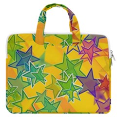 Star Homepage Abstract Macbook Pro 13  Double Pocket Laptop Bag