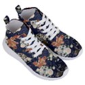 Japanese Wave Koi Illustration Pattern Women s Lightweight High Top Sneakers View3