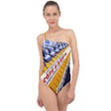 Take The Train Down The Shore Classic One Shoulder Swimsuit View1