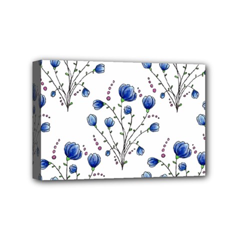 Flowers Seamless Pattern Victorian Mini Canvas 6  X 4  (stretched)