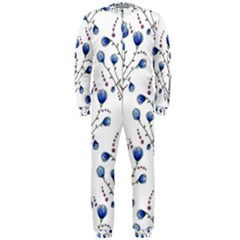 Flowers Seamless Pattern Victorian Onepiece Jumpsuit (men)