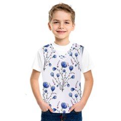 Flowers Seamless Pattern Victorian Kids  Basketball Tank Top