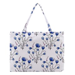 Flowers Seamless Pattern Victorian Medium Tote Bag