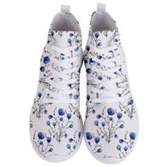 Flowers Seamless Pattern Victorian Men s Lightweight High Top Sneakers by Maspions