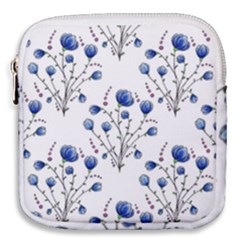 Flowers Seamless Pattern Victorian Mini Square Pouch by Maspions