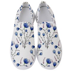 Flowers Seamless Pattern Victorian Men s Slip On Sneakers