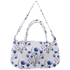 Flowers Seamless Pattern Victorian Removable Strap Handbag