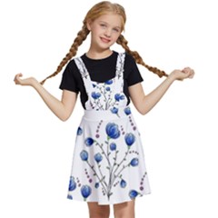 Flowers Seamless Pattern Victorian Kids  Apron Dress