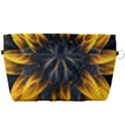 Yellow Flower Pattern Leaves Handbag Organizer View2