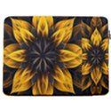 Yellow Flower Pattern Leaves 17  Vertical Laptop Sleeve Case With Pocket View2