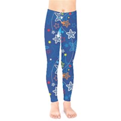 Christmas Stars Pattern Star Kids  Classic Winter Leggings