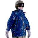 Christmas Stars Pattern Star Women s Zip Ski and Snowboard Waterproof Breathable Jacket View3