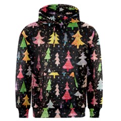 Fun Christmas Trees Adoxali Scandinavian Artistic Background Pattern Men s Core Hoodie