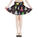 Fun Christmas Trees Adoxali Scandinavian Artistic Background Pattern Mini Flare Skirt View3