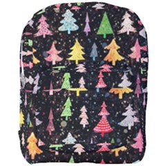 Fun Christmas Trees Adoxali Scandinavian Artistic Background Pattern Full Print Backpack by Maspions