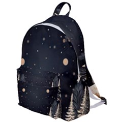 Christmas Winter Xmas Scene Nature Forest Tree Moon The Plain Backpack by Apen